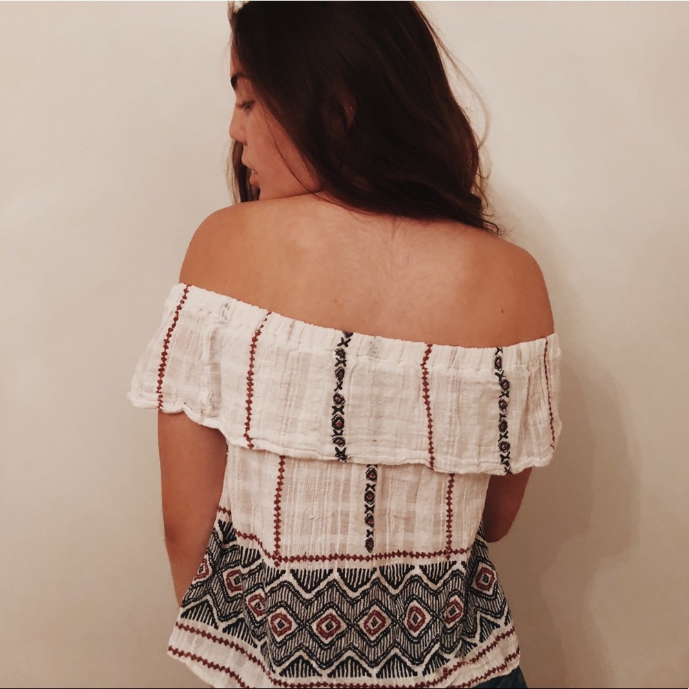 off the shoulder shirt!
